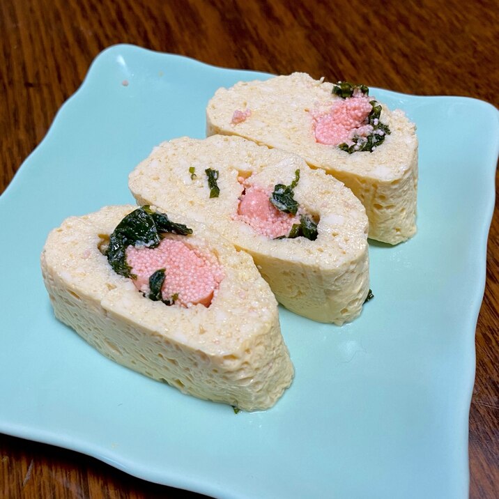 レンチンで簡単!豆腐でふわふわだし巻き卵